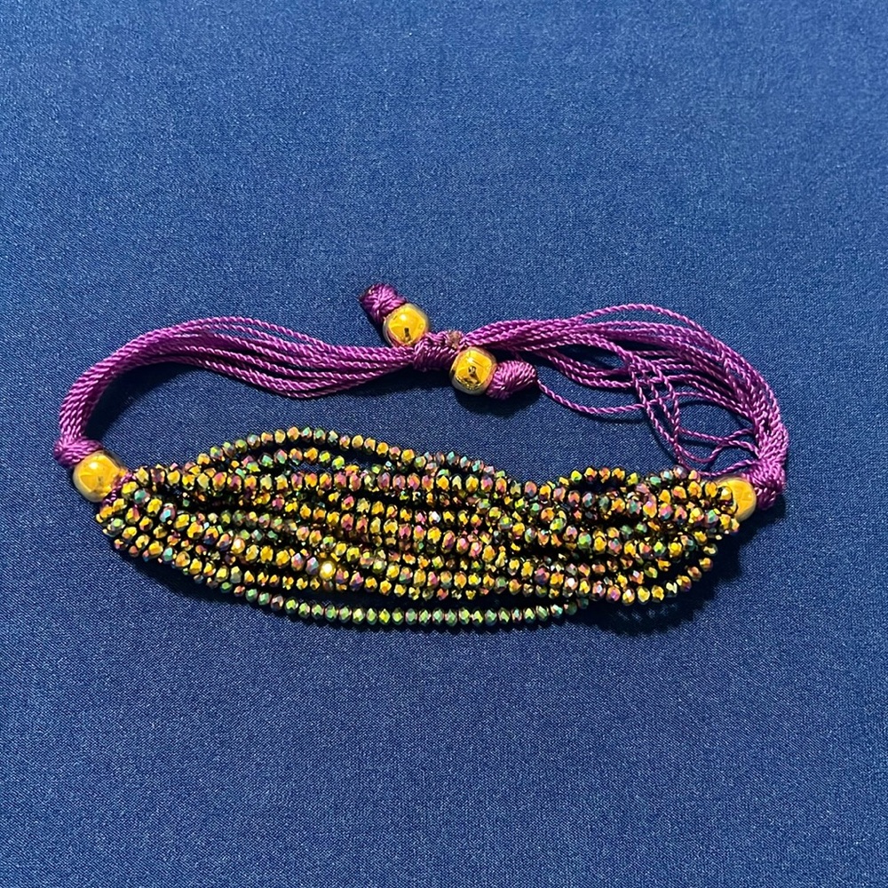 Adjustable Beaded Bracelet